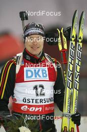 09.02.2008, Oestersund, Sweden (SWE): Andreas Birnbacher (GER) - IBU World Championchip of Biathlon, sprint men - Oestersund (SWE). www.nordicfocus.com. c Furtner/NordicFocus. Every downloaded picture is fee-liable.