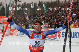 09.02.2008, Oestersund, Sweden (SWE): Maxim Tchoudov (RUS) - IBU World Championchip of Biathlon, sprint men - Oestersund (SWE). www.nordicfocus.com. c Manzoni/NordicFocus. Every downloaded picture is fee-liable.