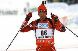 09.02.2008, Oestersund, Sweden (SWE): Scott Perras (CAN) - IBU World Championchip of Biathlon, sprint men - Oestersund (SWE). www.nordicfocus.com. c Manzoni/NordicFocus. Every downloaded picture is fee-liable.