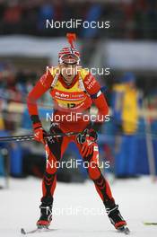 09.02.2008, Oestersund, Sweden (SWE): Ole Einar Bjoerndalen (NOR) - IBU World Championchip of Biathlon, sprint men - Oestersund (SWE). www.nordicfocus.com. c Manzoni/NordicFocus. Every downloaded picture is fee-liable.