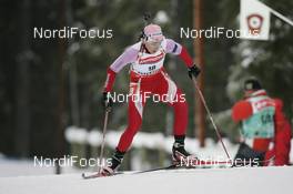 09.02.2008, Oestersund, Sweden (SWE): Nathalie Santer-Bjoerndalen (BEL)  - IBU World Championchip of Biathlon, sprint women - Oestersund (SWE). www.nordicfocus.com. c Furtner/NordicFocus. Every downloaded picture is fee-liable.