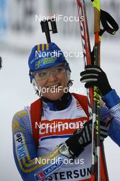 09.02.2008, Oestersund, Sweden (SWE): Anna Carin Olofsson (SWE) - IBU World Championchip of Biathlon, sprint women - Oestersund (SWE). www.nordicfocus.com. c Manzoni/NordicFocus. Every downloaded picture is fee-liable.