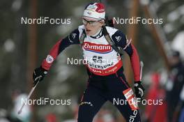 09.02.2008, Oestersund, Sweden (SWE): Sandrine Bailly (FRA) - IBU World Championchip of Biathlon, sprint women - Oestersund (SWE). www.nordicfocus.com. c Furtner/NordicFocus. Every downloaded picture is fee-liable.