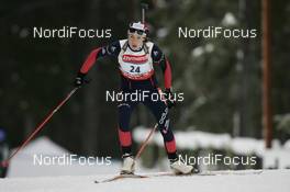 09.02.2008, Oestersund, Sweden (SWE): Marie Laure Brunet (FRA) - IBU World Championchip of Biathlon, sprint women - Oestersund (SWE). www.nordicfocus.com. c Furtner/NordicFocus. Every downloaded picture is fee-liable.