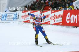 09.02.2008, Oestersund, Sweden (SWE): Oksana Khvostenko (UKR) - IBU World Championchip of Biathlon, sprint women - Oestersund (SWE). www.nordicfocus.com. c Manzoni/NordicFocus. Every downloaded picture is fee-liable.