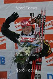 09.02.2008, Oestersund, Sweden (SWE): Andrea Henkel (GER)  - IBU World Championchip of Biathlon, sprint women - Oestersund (SWE). www.nordicfocus.com. c Hemmersbach/NordicFocus. Every downloaded picture is fee-liable.