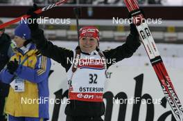 09.02.2008, Oestersund, Sweden (SWE): -Andrea Henkel (GER)  IBU World Championchip of Biathlon, sprint women - Oestersund (SWE). www.nordicfocus.com. c Furtner/NordicFocus. Every downloaded picture is fee-liable.