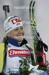 09.02.2008, Oestersund, Sweden (SWE): Oksana Khvostenko (UKR) - IBU World Championchip of Biathlon, sprint women - Oestersund (SWE). www.nordicfocus.com. c Furtner/NordicFocus. Every downloaded picture is fee-liable.