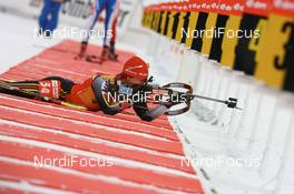 09.02.2008, Oestersund, Sweden (SWE): Kati Wilhelm (GER) - IBU World Championchip of Biathlon, sprint women - Oestersund (SWE). www.nordicfocus.com. c Manzoni/NordicFocus. Every downloaded picture is fee-liable.