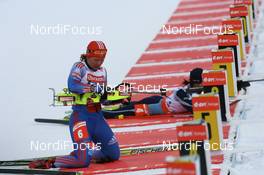 09.02.2008, Oestersund, Sweden (SWE): Natalia Guseva (RUS) - IBU World Championchip of Biathlon, sprint women - Oestersund (SWE). www.nordicfocus.com. c Manzoni/NordicFocus. Every downloaded picture is fee-liable.