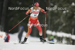 09.02.2008, Oestersund, Sweden (SWE): Yingchao Kong (CHN) - IBU World Championchip of Biathlon, sprint women - Oestersund (SWE). www.nordicfocus.com. c Furtner/NordicFocus. Every downloaded picture is fee-liable.