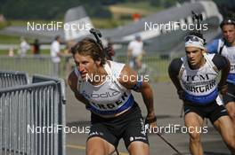 05.07.2008, Duebendorf, Switzerland: Lars Berger (NOR) - Biathlon, 1 Grand Prix of Switzerland - Duebendorf (SUI). www.nordicfocus.com. c Felgenhauer/NordicFocus. Every downloaded picture is fee-liable.