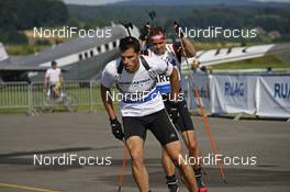 05.07.2008, Duebendorf, Switzerland: Simon Hallenbarter (SUI) - Biathlon, 1 Grand Prix of Switzerland - Duebendorf (SUI). www.nordicfocus.com. c Felgenhauer/NordicFocus. Every downloaded picture is fee-liable.
