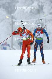 07.12.2008, Oestersund, Sweden (SWE): Chengye Zhang (CHN), Fischer, Salomon, Swix, adidas - IBU world cup biathlon, pursuit men, Oestersund (SWE). www.nordicfocus.com. © Manzoni/NordicFocus. Every downloaded picture is fee-liable.