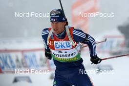 07.12.2008, Oestersund, Sweden (SWE): Jay Hakkinen (USA), Rossignol, Rottefella, Swix, adidas - IBU world cup biathlon, pursuit men, Oestersund (SWE). www.nordicfocus.com. © Manzoni/NordicFocus. Every downloaded picture is fee-liable.