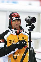 06.12.2008, Oestersund, Sweden (SWE): Frank Ullrich (GER), headcoach men Germany - IBU world cup biathlon, sprint men, Oestersund (SWE). www.nordicfocus.com. © Manzoni/NordicFocus. Every downloaded picture is fee-liable.