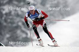 13.12.2008, Hochfilzen, Austria (AUT): Tobias Eberhard (AUT), Atomic, Swix - IBU world cup biathlon, pursuit men, Hochfilzen (AUT). www.nordicfocus.com. © Furtner/NordicFocus. Every downloaded picture is fee-liable.