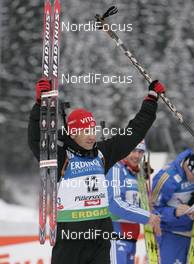 13.12.2008, Hochfilzen, Austria (AUT): Ole Einar Bjoerndalen (NOR), Madshus, Rottefella, Odlo - IBU world cup biathlon, pursuit men, Hochfilzen (AUT). www.nordicfocus.com. © Furtner/NordicFocus. Every downloaded picture is fee-liable.