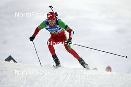 13.12.2008, Hochfilzen, Austria (AUT): Sergey Novikov (BLR), Madshus, Rottefella  IBU world cup biathlon, pursuit men, Hochfilzen (AUT). www.nordicfocus.com. © Furtner/NordicFocus. Every downloaded picture is fee-liable.