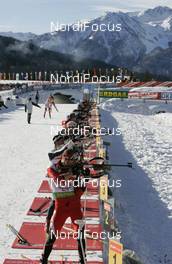 14.12.2008, Hochfilzen, Austria (AUT): Daniel Mesotitsch (AUT), Fischer, Rottefella, Leki - IBU world cup biathlon, relay men, Hochfilzen (AUT). www.nordicfocus.com. © Furtner/NordicFocus. Every downloaded picture is fee-liable.