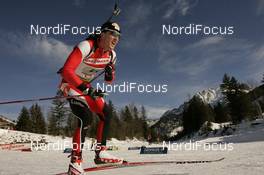 14.12.2008, Hochfilzen, Austria (AUT): Friedrich Pinter (AUT), Atomic, Swix - IBU world cup biathlon, relay men, Hochfilzen (AUT). www.nordicfocus.com. © Furtner/NordicFocus. Every downloaded picture is fee-liable.