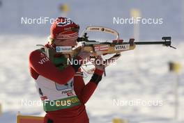 14.12.2008, Hochfilzen, Austria (AUT): Tora Berger (NOR), Fischer, Rottefella, Odlo - IBU world cup biathlon, relay women, Hochfilzen (AUT). www.nordicfocus.com. © Furtner/NordicFocus. Every downloaded picture is fee-liable.