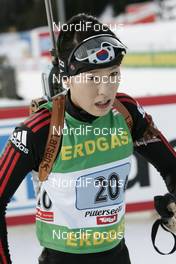 14.12.2008, Hochfilzen, Austria (AUT): Mi-Seon Kim, (KOR) - IBU world cup biathlon, relay women, Hochfilzen (AUT). www.nordicfocus.com. © Furtner/NordicFocus. Every downloaded picture is fee-liable.