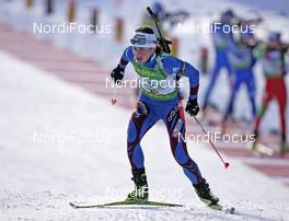 14.12.2008, Hochfilzen, Austria (AUT): Sylvie Becaert (FRA), Fischer, Rottefella, Exel, Odlo - IBU world cup biathlon, relay women, Hochfilzen (AUT). www.nordicfocus.com. © Furtner/NordicFocus. Every downloaded picture is fee-liable.