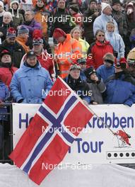 12.12.2008, Hochfilzen, Austria (AUT): flag - IBU world cup biathlon, sprint men, Hochfilzen (AUT). www.nordicfocus.com. © Furtner/NordicFocus. Every downloaded picture is fee-liable.