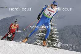 12.12.2008, Hochfilzen, Austria (AUT): Mattias Jr. Nilsson (SWE), Rossignol, Rottefella, Leki, adidas - IBU world cup biathlon, sprint men, Hochfilzen (AUT). www.nordicfocus.com. © Furtner/NordicFocus. Every downloaded picture is fee-liable.