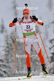 12.12.2008, Hochfilzen, Austria (AUT): Roland Lessing (EST), Fischer, Rottefella, Exel - IBU world cup biathlon, sprint men, Hochfilzen (AUT). www.nordicfocus.com. © Furtner/NordicFocus. Every downloaded picture is fee-liable.