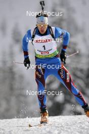 12.12.2008, Hochfilzen, Austria (AUT): Lois Habert (FRA), Rossignol, Rottefella, Swix, Odlo - IBU world cup biathlon, sprint men, Hochfilzen (AUT). www.nordicfocus.com. © Furtner/NordicFocus. Every downloaded picture is fee-liable.