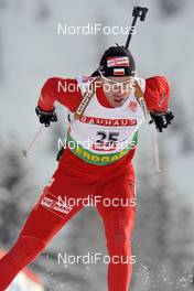 12.12.2008, Hochfilzen, Austria (AUT): Tomasz Sikora (POL), Fischer, Rottefella, Alpina, Swix  - IBU world cup biathlon, sprint men, Hochfilzen (AUT). www.nordicfocus.com. © Furtner/NordicFocus. Every downloaded picture is fee-liable.