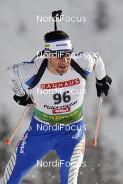 12.12.2008, Hochfilzen, Austria (AUT): Vasja Rupnik (SLO), Fischer, Rottefella, Alpina, Exel  - IBU world cup biathlon, sprint men, Hochfilzen (AUT). www.nordicfocus.com. © Furtner/NordicFocus. Every downloaded picture is fee-liable.