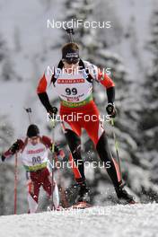 12.12.2008, Hochfilzen, Austria (AUT): Julian Eberhard (AUT), Madshus, Salomon, Comperdell - IBU world cup biathlon, sprint men, Hochfilzen (AUT). www.nordicfocus.com. © Furtner/NordicFocus. Every downloaded picture is fee-liable.