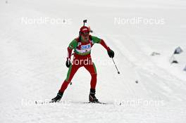 18.12.2008, Hochfilzen, Austria (AUT): Sergey Novikov (BLR), Madshus,  - IBU world cup biathlon, individual men, Hochfilzen (AUT). www.nordicfocus.com. © Felgenhauer/NordicFocus. Every downloaded picture is fee-liable.
