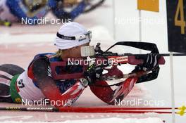 18.12.2008, Hochfilzen, Austria (AUT): Zina Kocher (CAN), Atomic, Odlo, Leki - IBU world cup biathlon, individual women, Hochfilzen (AUT). www.nordicfocus.com. © Felgenhauer/NordicFocus. Every downloaded picture is fee-liable.