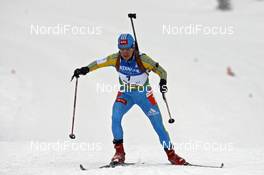 18.12.2008, Hochfilzen, Austria (AUT): Lilia Vaygina-Efremova (UKR), Alpina, Madshus, Swix. adidas - IBU world cup biathlon, individual women, Hochfilzen (AUT). www.nordicfocus.com. © Felgenhauer/NordicFocus. Every downloaded picture is fee-liable.