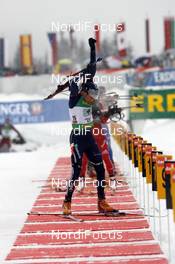 21.12.2008, Hochfilzen, Austria (AUT): Tim Burke (USA), Rossignol, Swix  - IBU world cup biathlon, relay men, Hochfilzen (AUT). www.nordicfocus.com. © Felgenhauer/NordicFocus. Every downloaded picture is fee-liable.