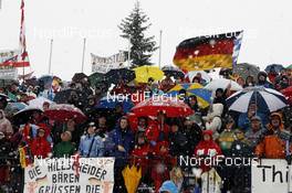 21.12.2008, Hochfilzen, Austria (AUT): german fans - IBU world cup biathlon, relay men, Hochfilzen (AUT). www.nordicfocus.com. © Felgenhauer/NordicFocus. Every downloaded picture is fee-liable.