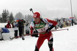 21.12.2008, Hochfilzen, Austria (AUT): Tobias Eberhard (AUT), Atomic, Swix  - IBU world cup biathlon, relay men, Hochfilzen (AUT). www.nordicfocus.com. © Felgenhauer/NordicFocus. Every downloaded picture is fee-liable.