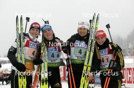 21.12.2008, Hochfilzen, Austria (AUT): Team Germany - IBU world cup biathlon, relay women, Hochfilzen (AUT). www.nordicfocus.com. © Felgenhauer/NordicFocus. Every downloaded picture is fee-liable.