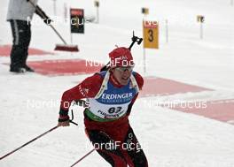 20.12.2008, Hochfilzen, Austria (AUT): Lars Berger (NOR), Madshus, Rottefella, Odlo  - IBU world cup biathlon, sprint men, Hochfilzen (AUT). www.nordicfocus.com. © Felgenhauer/NordicFocus. Every downloaded picture is fee-liable.