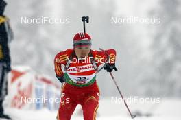 20.12.2008, Hochfilzen, Austria (AUT): Chunli Wang (CHN), Fischer, Salomon, adidas  - IBU world cup biathlon, sprint women, Hochfilzen (AUT). www.nordicfocus.com. © Felgenhauer/NordicFocus. Every downloaded picture is fee-liable.