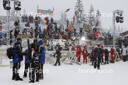 20.12.2008, Hochfilzen, Austria (AUT): the last fans in Hochfilzen - IBU world cup biathlon, sprint women, Hochfilzen (AUT). www.nordicfocus.com. © Felgenhauer/NordicFocus. Every downloaded picture is fee-liable.