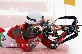 20.12.2008, Hochfilzen, Austria (AUT): Megan Tandy (CAN), Leki - IBU world cup biathlon, sprint women, Hochfilzen (AUT). www.nordicfocus.com. © Felgenhauer/NordicFocus. Every downloaded picture is fee-liable.