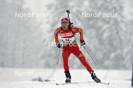 20.12.2008, Hochfilzen, Austria (AUT): Chunli Wang (CHN), Fischer, Salomon, adidas  - IBU world cup biathlon, sprint women, Hochfilzen (AUT). www.nordicfocus.com. © Felgenhauer/NordicFocus. Every downloaded picture is fee-liable.