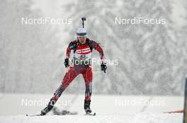 20.12.2008, Hochfilzen, Austria (AUT): Megan Imrie (CAN), Salomon, Leki  - IBU world cup biathlon, sprint women, Hochfilzen (AUT). www.nordicfocus.com. © Felgenhauer/NordicFocus. Every downloaded picture is fee-liable.