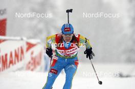 20.12.2008, Hochfilzen, Austria (AUT): Lilia Vaygina-Efremova (UKR)  - IBU world cup biathlon, sprint women, Hochfilzen (AUT). www.nordicfocus.com. © Felgenhauer/NordicFocus. Every downloaded picture is fee-liable.