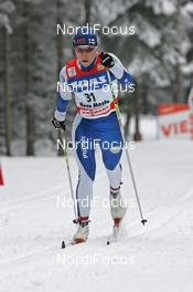 02.01.08, Nove Mesto, Czech Republic (CZE): Aino Kaisa Saarinen (FIN)  - FIS world cup cross-country, tour de ski, 10 km women, Nove Mesto (CZE). www.nordicfocus.com. c Hemmersbach/NordicFocus. Every downloaded picture is fee-liable.